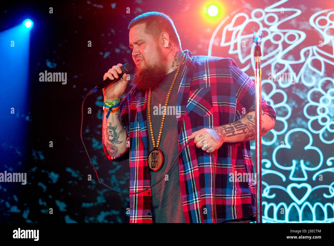 Rag N Bone Man (Rory Graham) performs at The Coppertank in Austin, TX during SXSW 2017. Stock Photo