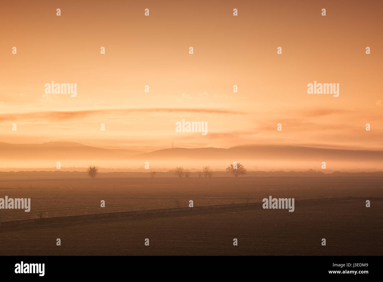 Panoramic view foggy mountains in hi-res stock photography and images ...