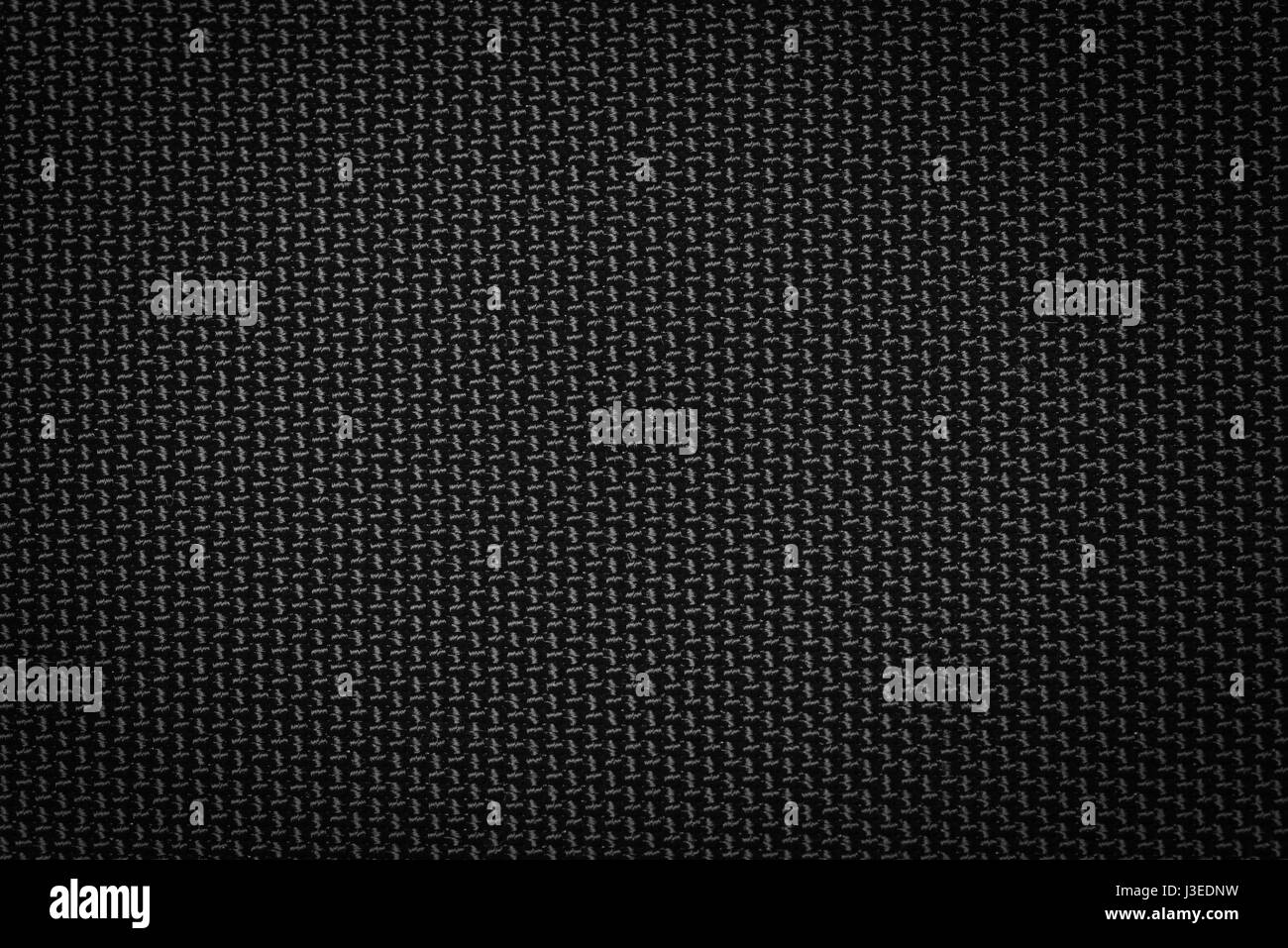 Black plain fabric, textile Stock Photo