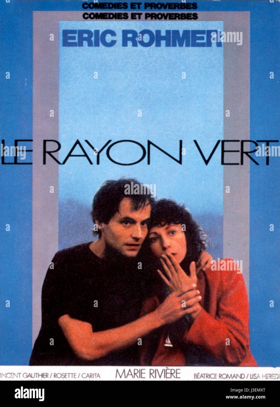 Le Rayon vert Summer Year : 1986  France Vincent Gauthier, Marie Rivière affiche, poster  Director: Eric Rohmer Stock Photo