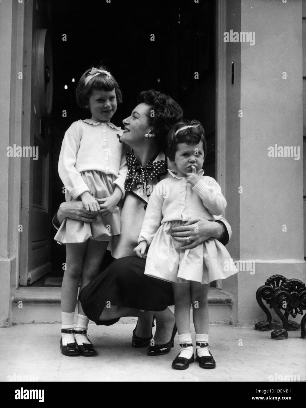 Deborah Kerr and her daughters Francesca et Mélanie Stock Photo - Alamy