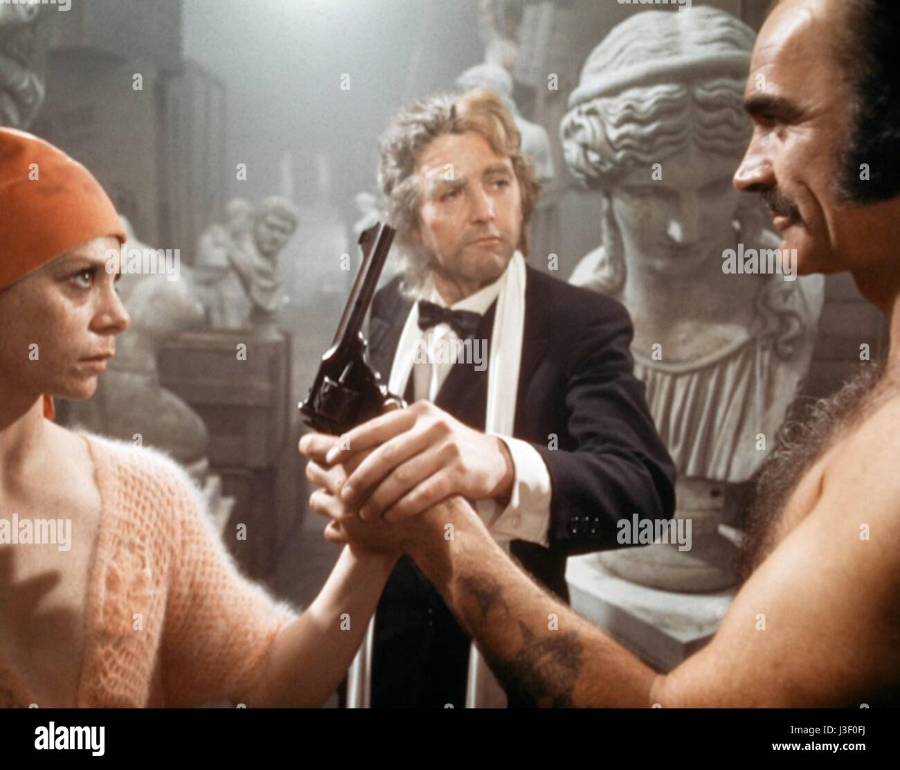 Zardoz Year : 1974 UK Director : John Boorman Sara Kestelman, Sean Connery Stock Photo