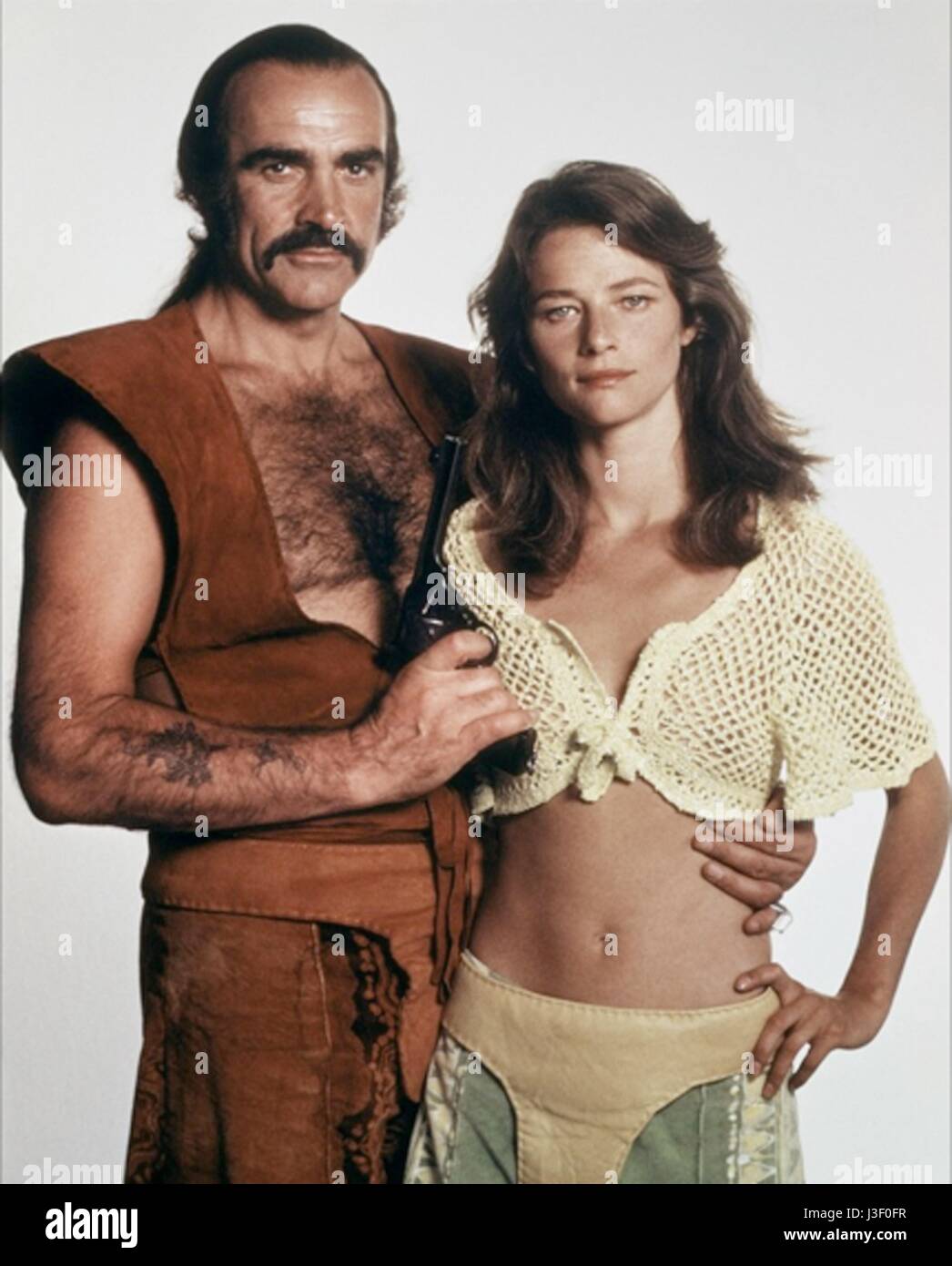 Zardoz Year : 1974 UK Director : John Boorman Sean Connery, Charlotte Rampling Stock Photo