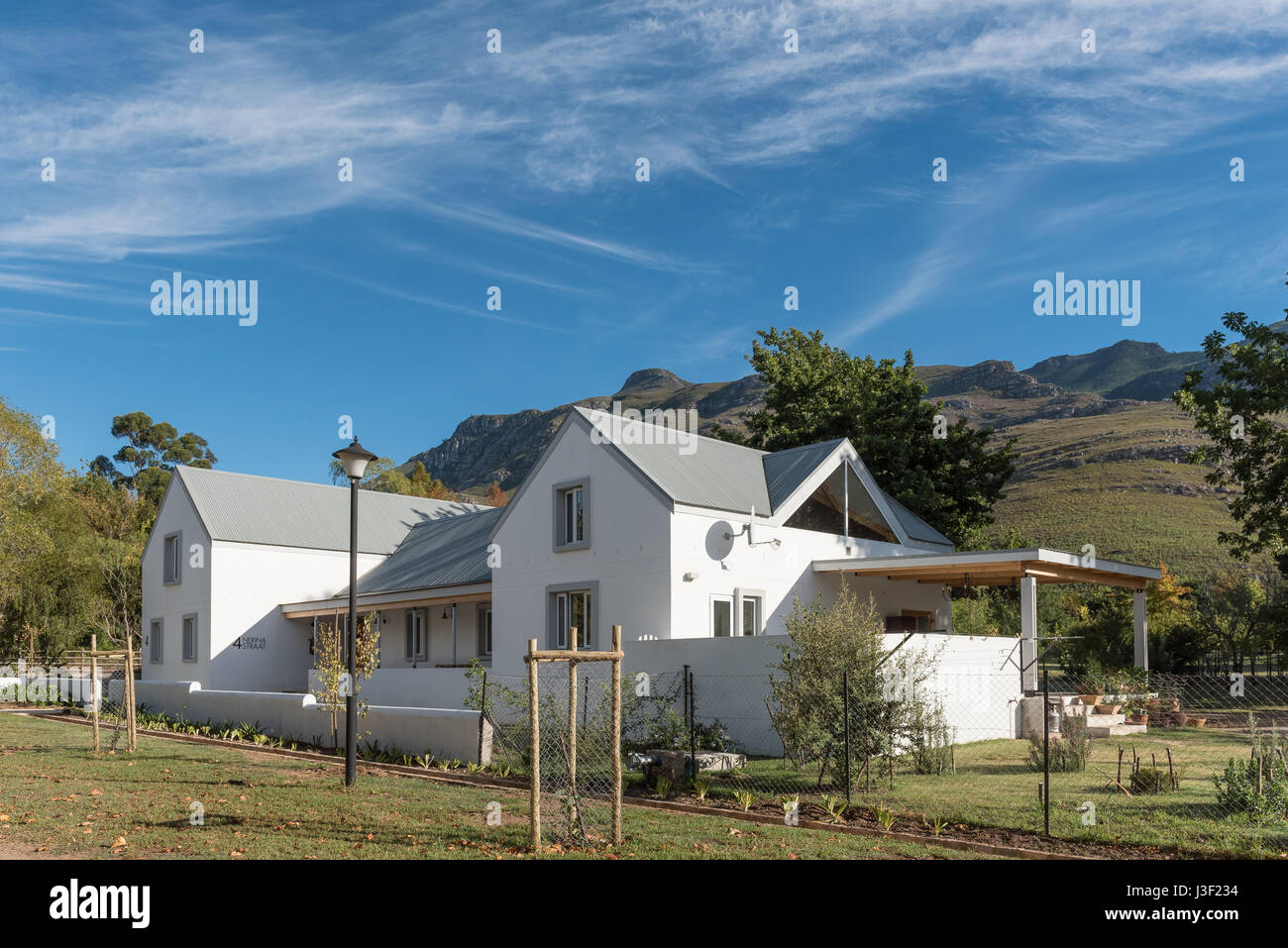 GREYTON, SOUTH AFRICA MARCH 27, 2017 An old house in Greyton, a