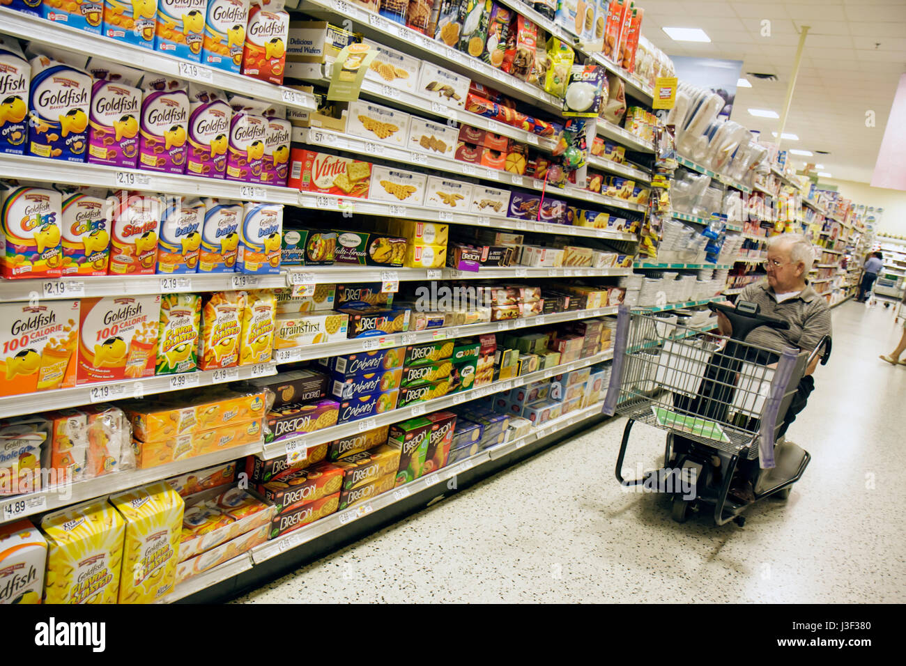 Florida, FL, South, Miami Beach, SoBe, Publix Grocery Store Stock Photo