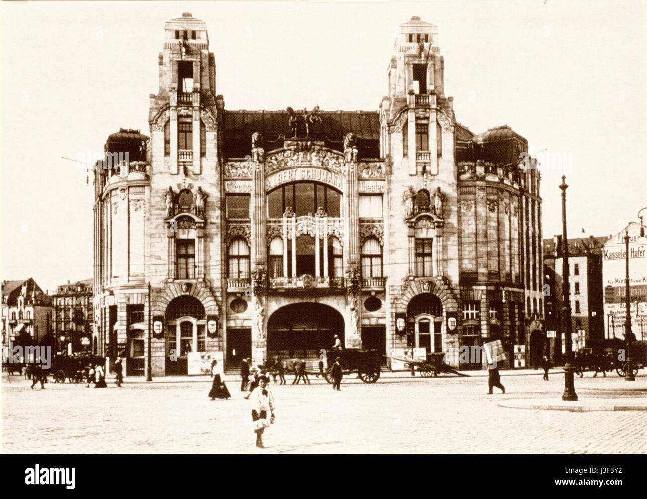 Frankfurt Schumanntheater 1905 Stock Photo