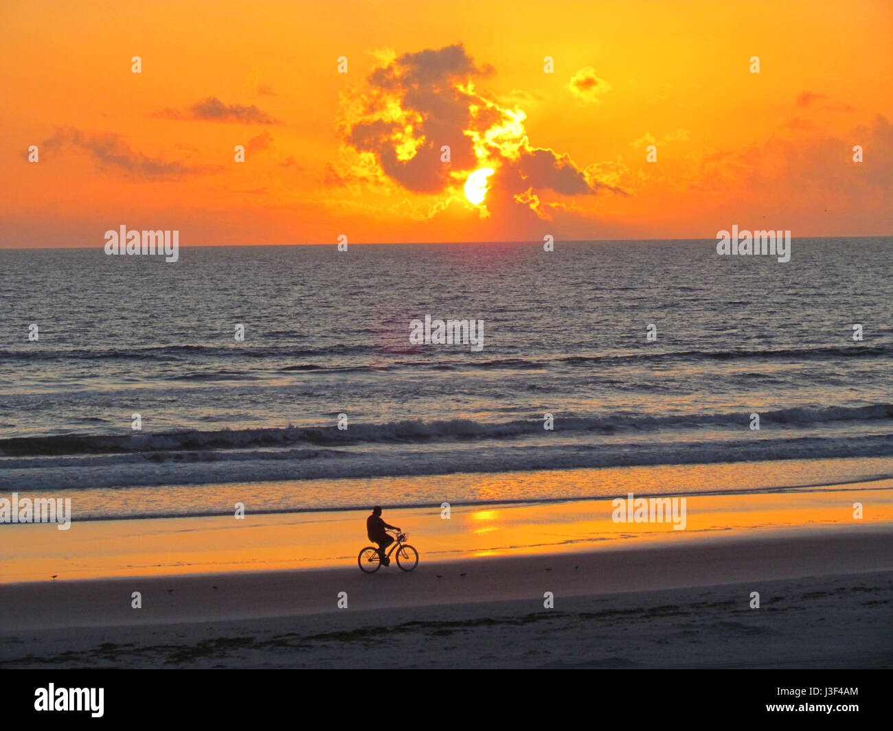Florida new smyrna beach bike hires stock photography and images Alamy