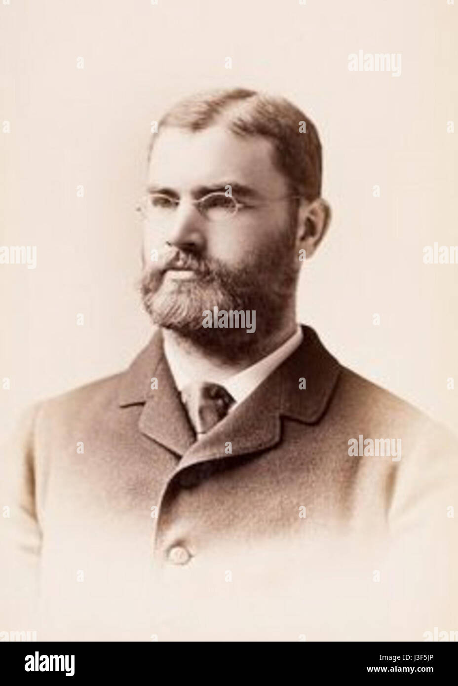 Frank William Taussig by Pach Brothers Stock Photo