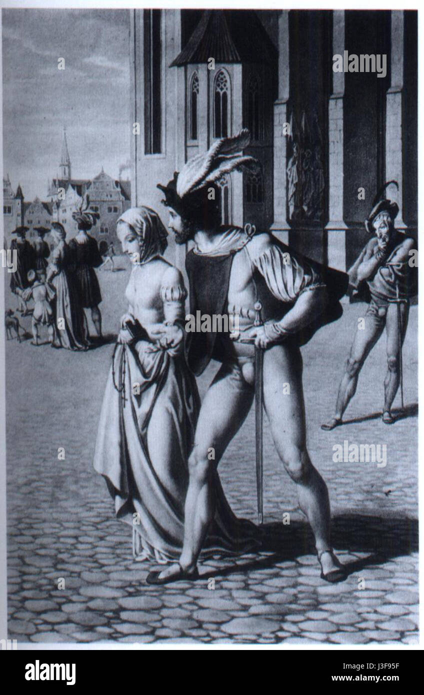 Faust, Gretchen und Mephisto vor dem Dom Stock Photo Alamy
