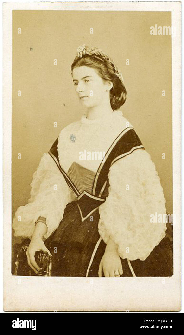 Fratelli D'Alessandri   Maria Sofia di Baviera, regina di Napoli (1841 1925) 1 Stock Photo
