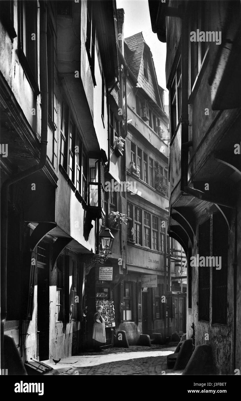 Altstadt frankfurt map Black and White Stock Photos & Images - Alamy