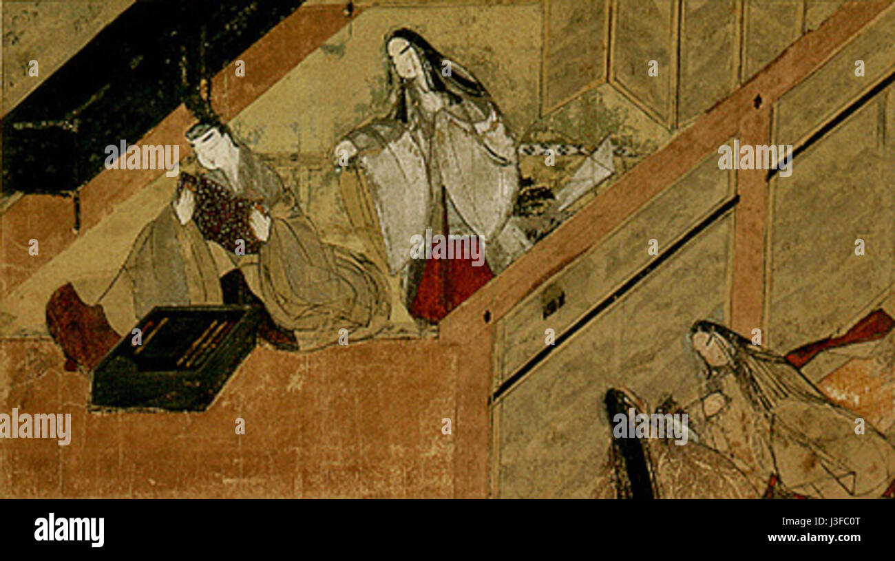 Genji scroll hi-res stock photography and images - Alamy