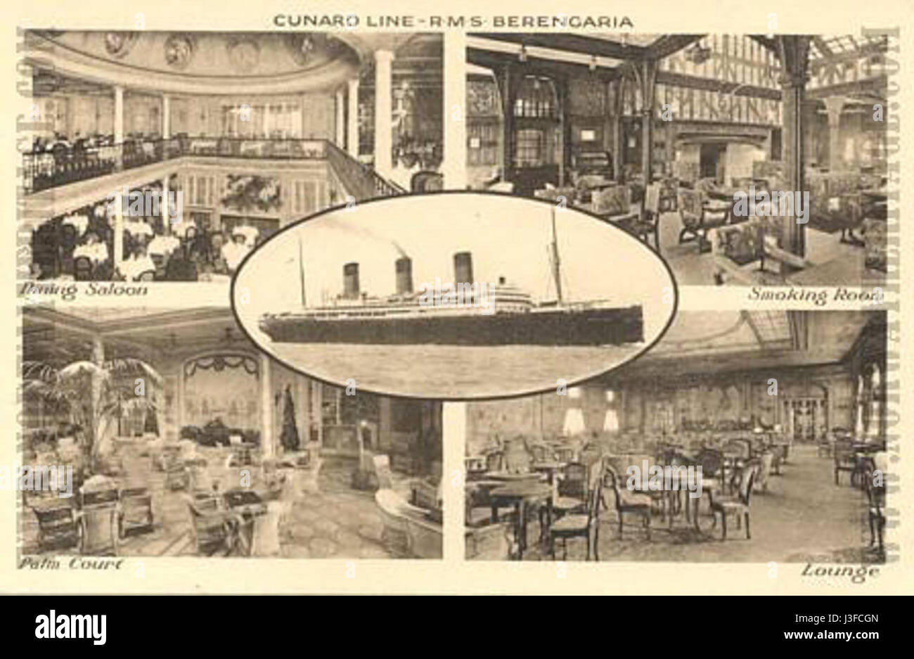 First Class rooms on board the RMS Berengaria Stock Photo Alamy