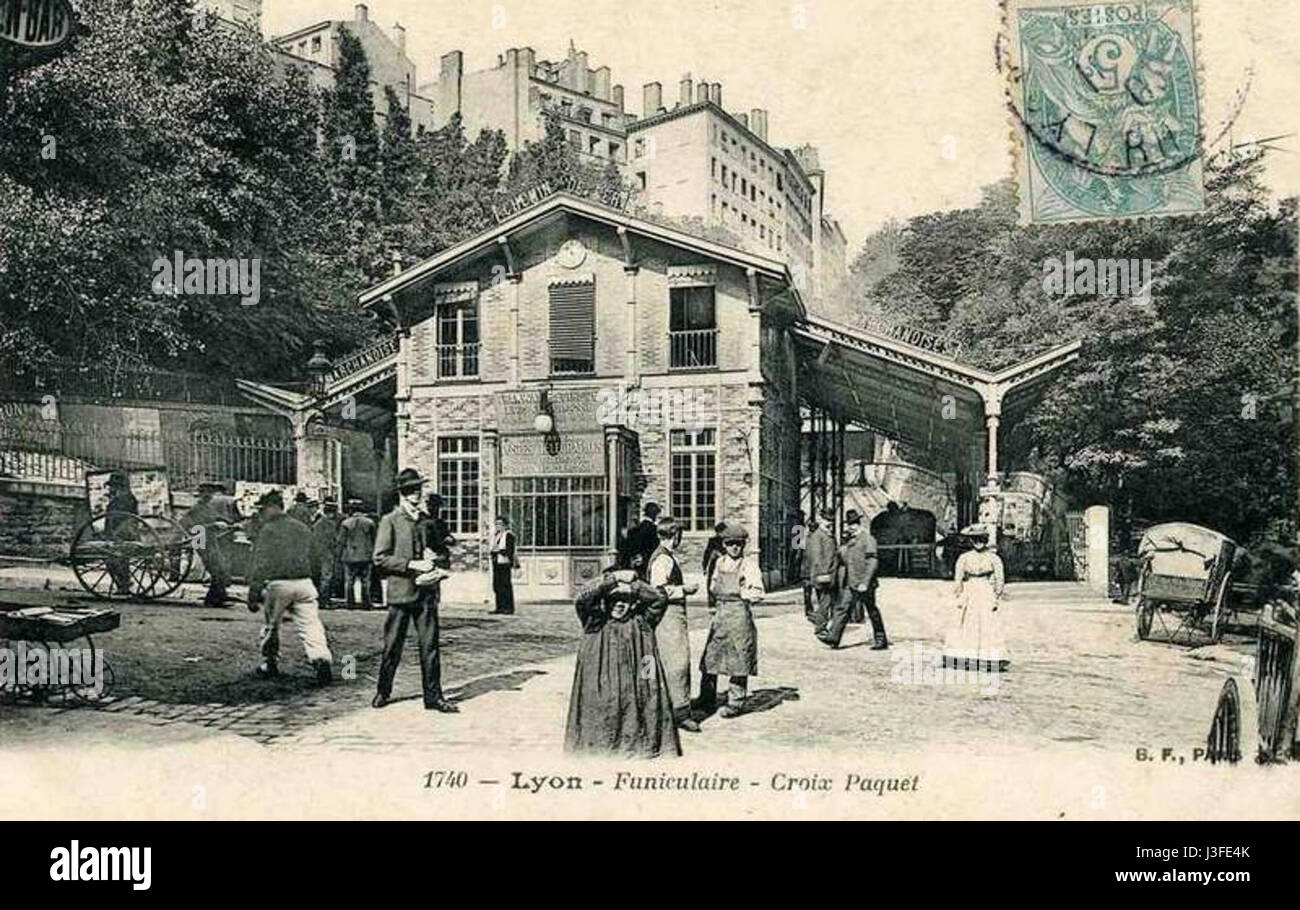 The Funiculaire in Lyon, France, refers to the city's historical ...