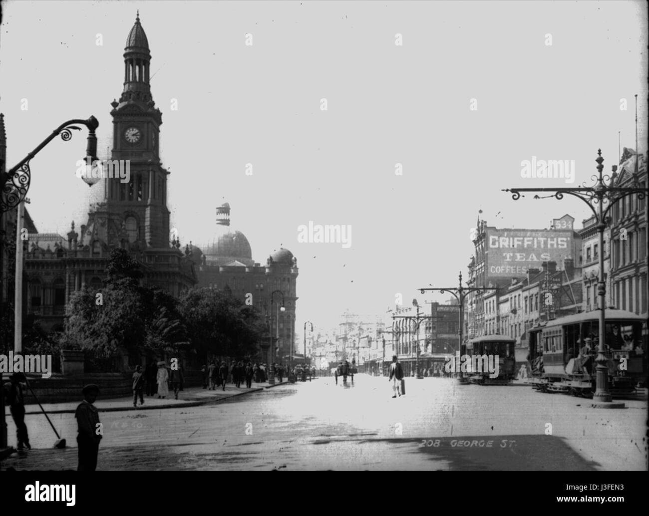 George Street from The Powerhouse Museum Collection Stock Photo