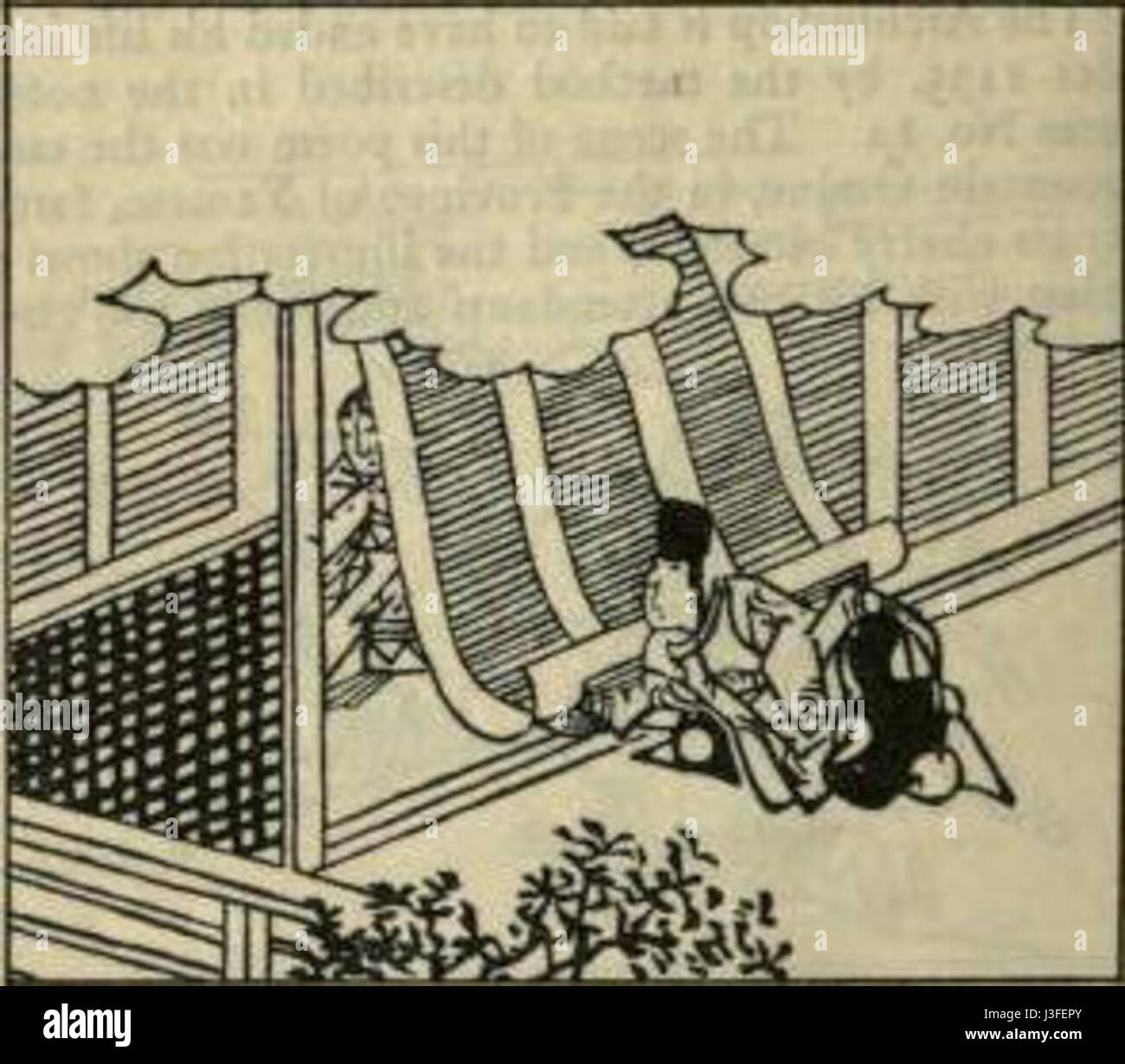 Fujiwara no Tadaie Stock Photo Alamy