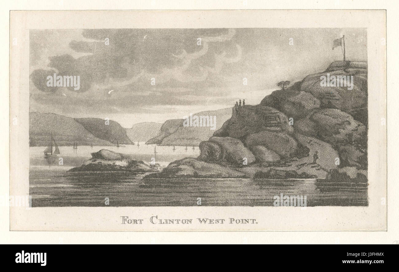 Fort Clinton West Point (NYPL b12349148 422845) Stock Photo