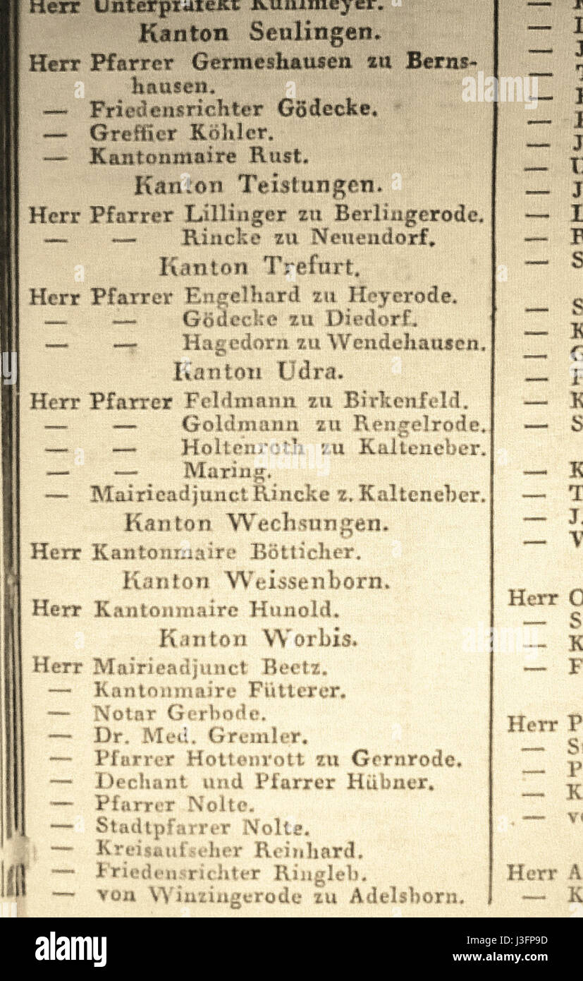 G.Hassel Rep. KR Westphalen (29) Stock Photo