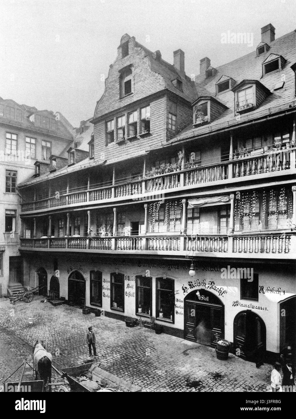 Frankfurt Am Main Fay BADAFAMNDN Heft 05 Nr 057 1898 Rebstock Stock Photo