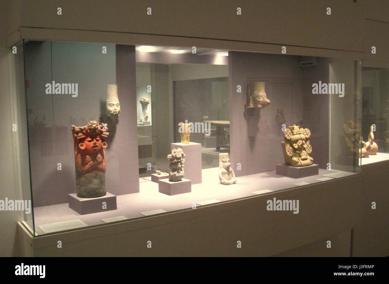 General view, Pre Columbian collection, Worcester Art Museum   IMG 7637 Stock Photo