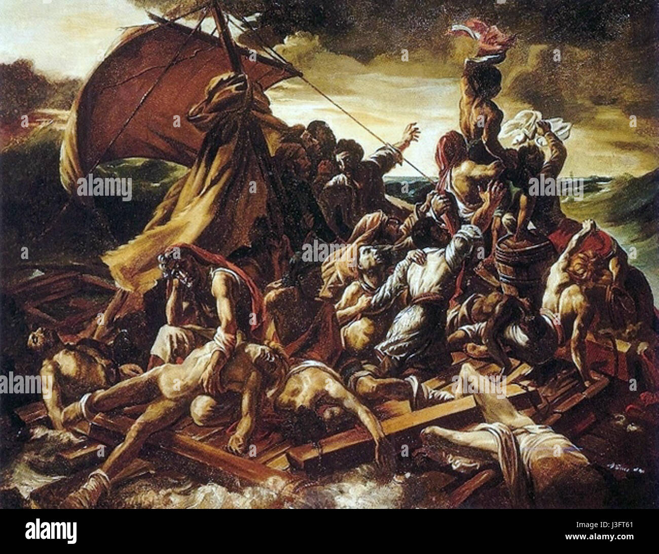Francisco Rodrigues Nunes   A balsa da Medusa Stock Photo