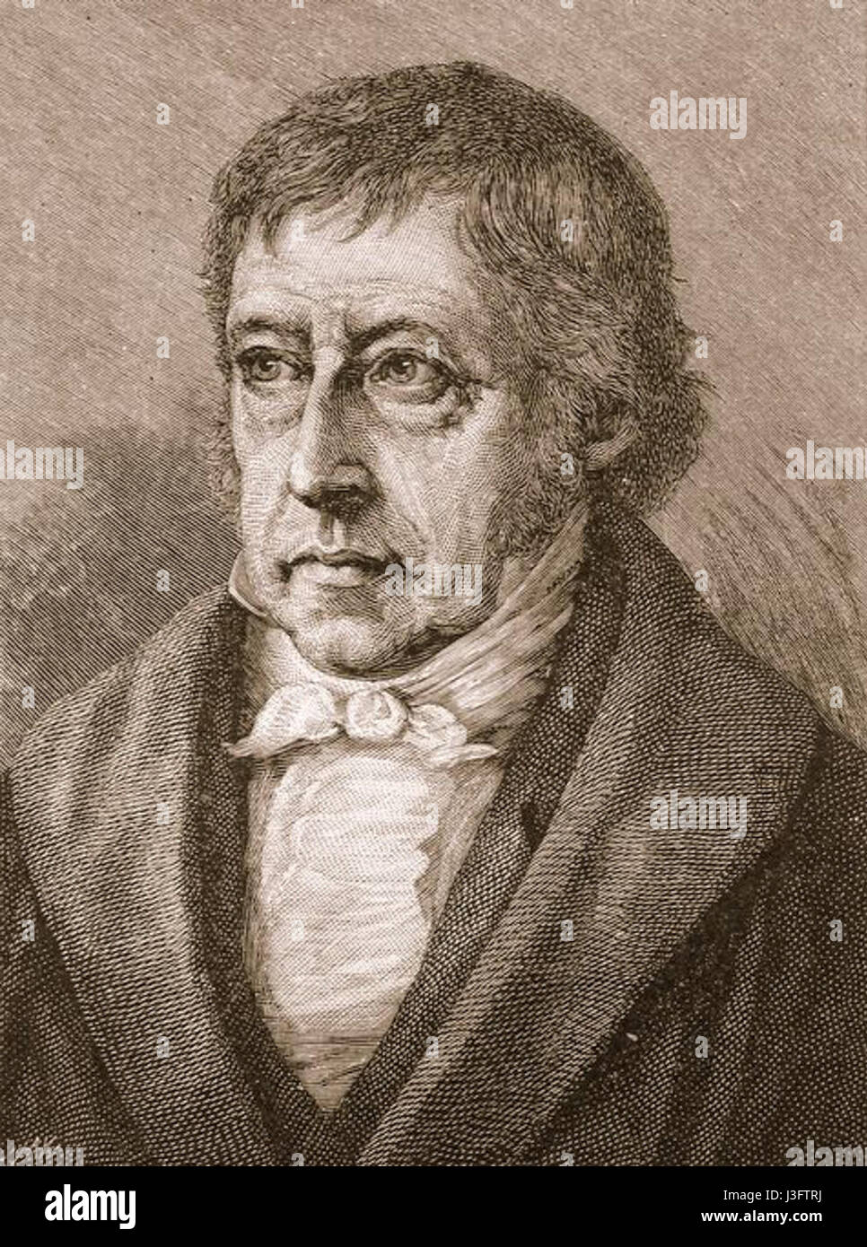 Georg Wilhelm Friedrich Hegel00 Stock Photo