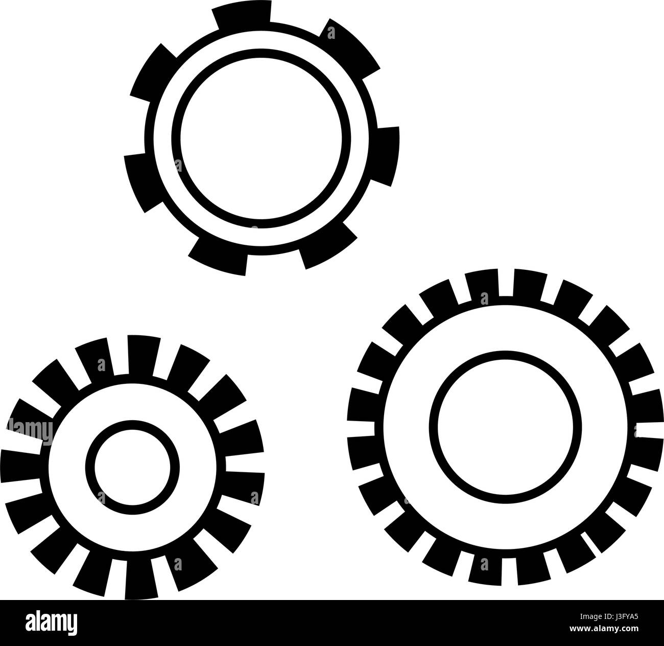 figure industry gears engineering process Stock Vector Image & Art - Alamy