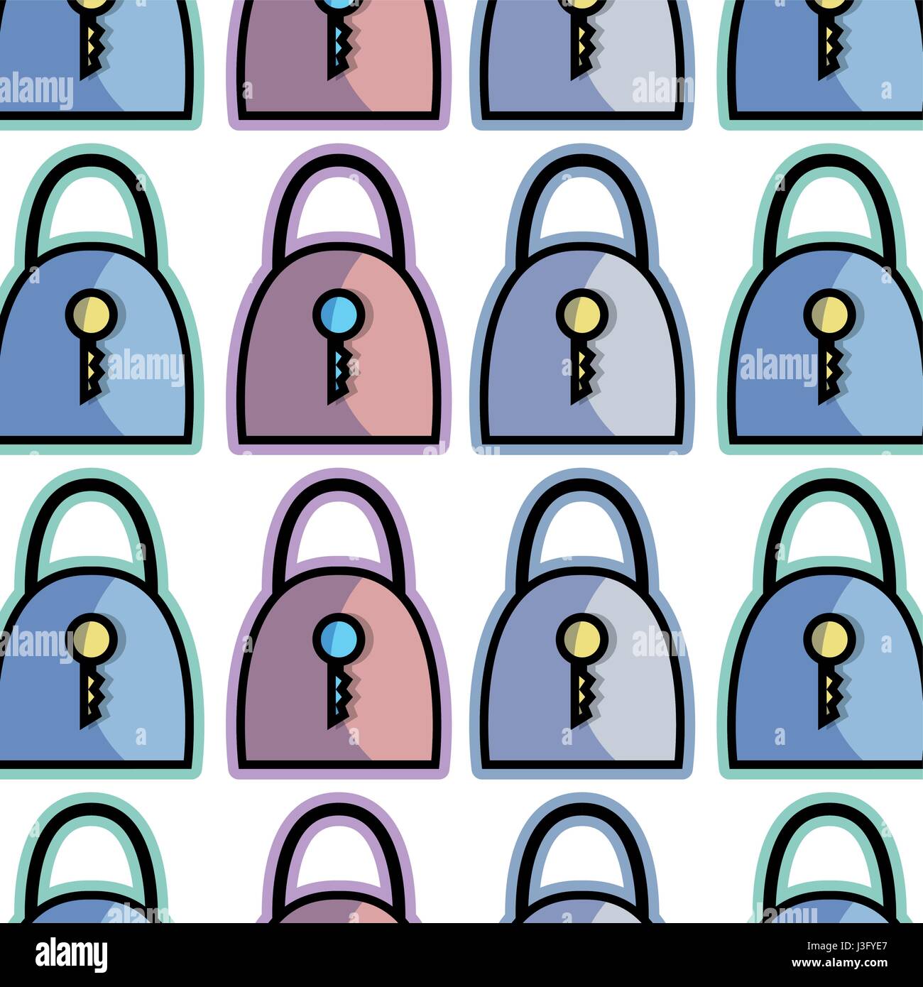 color padlock security tool service background Stock Vector Image & Art ...
