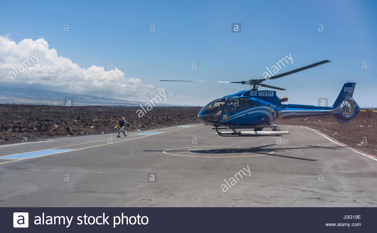 Eurocopter EC130 ecostar single engine light helicopter landing at Eurocopter EC130 ecostar single engine light helicopter landing at