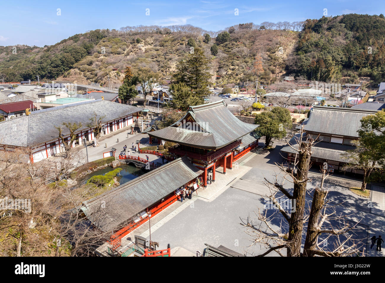 KASHIMA CITY, SAGA, JAPAN - MARCH 11, 2017 : Yutoku Inari is a Shinto Shrine in Kashima city,  Saga prefecture, Kyushu Island, Japan. Stock Photo