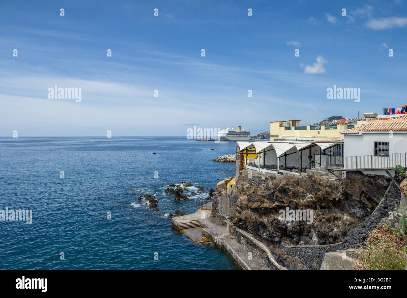 Riso, Risottoria del Mundo a coastal restaurant, Funchal, Madeira Stock