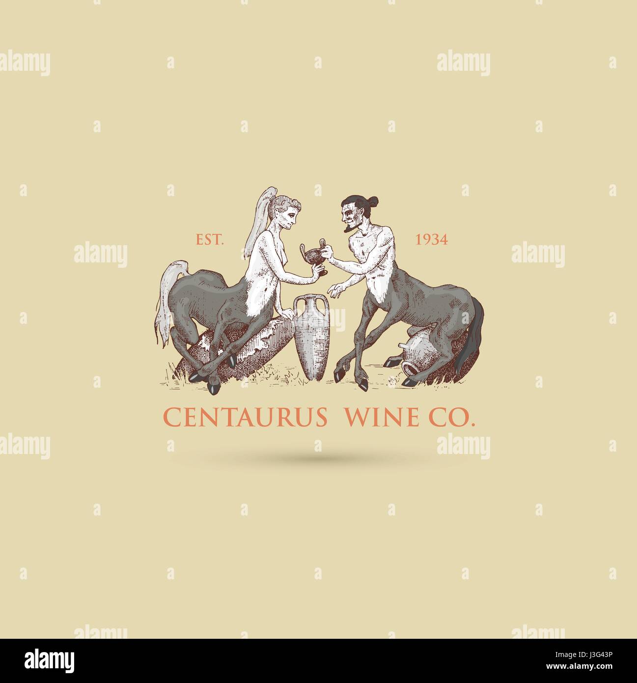 Mythical beasts vector hi-res stock photography and images - Alamy