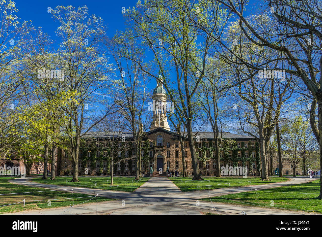Nassau Hall, Princeton University, New Jersey, USA Stock Photo
