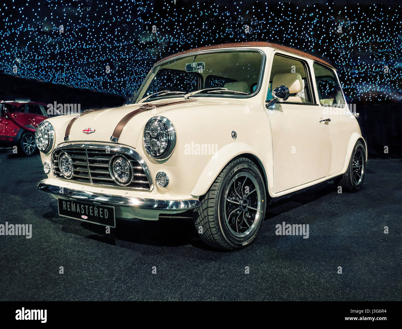 David Brown Automotive Mini Remastered at London Motorshow 2017 Stock Photo