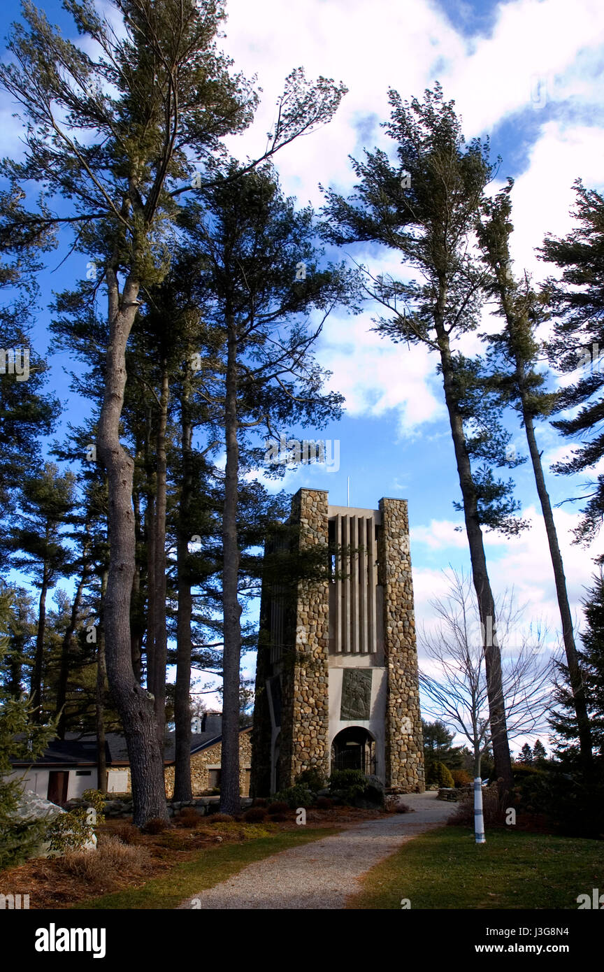 The Cathedral of the Pines Rindge,, New Hampshire, USA Stock Photo