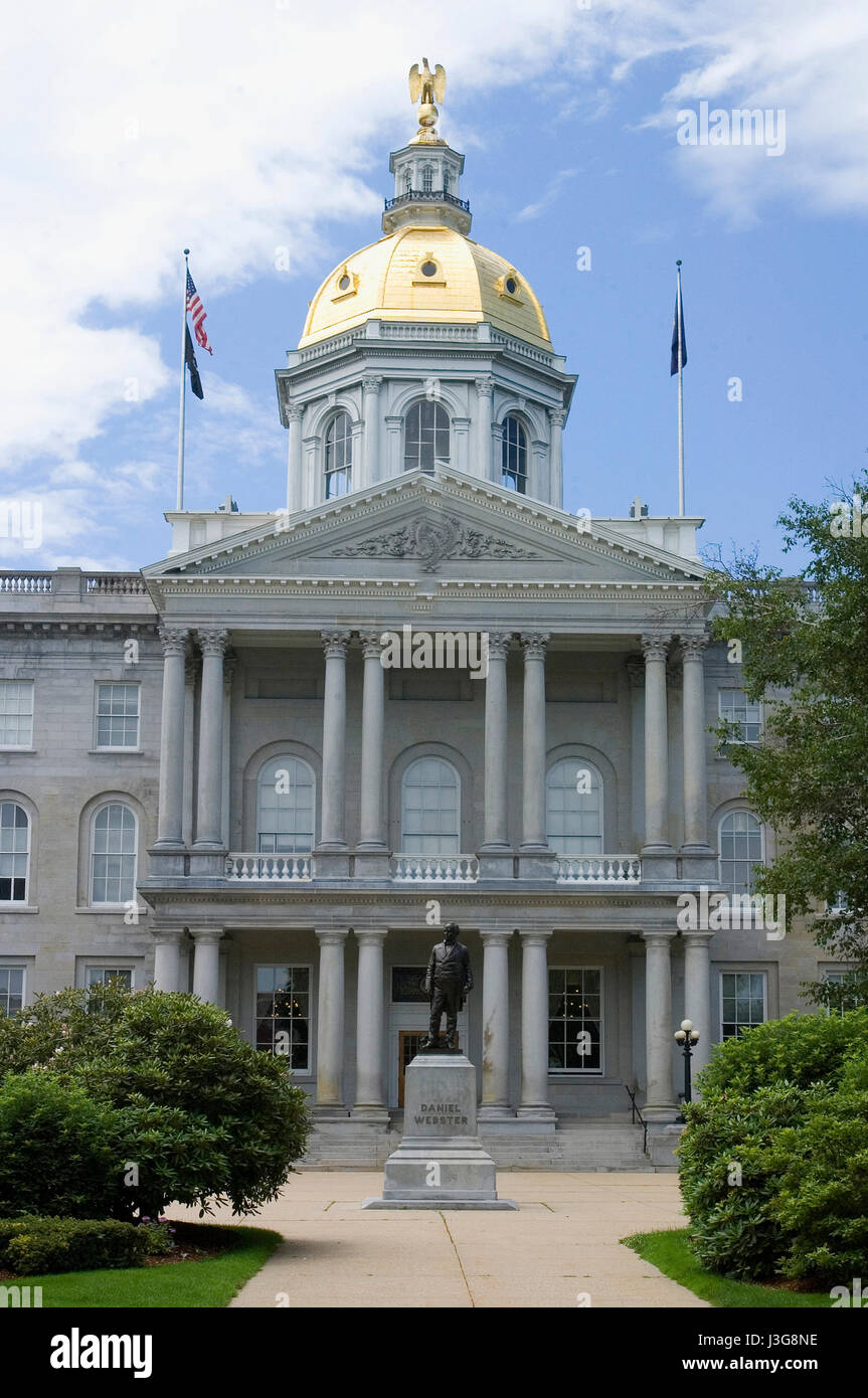 The New Hampshire State Capital - Concord, NH Stock Photo