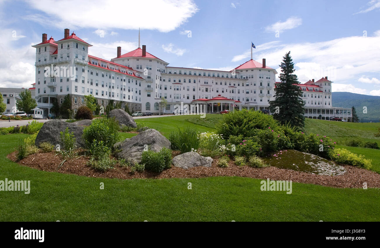 The Mount Washington Hotel - Bretton Woods, NH Stock Photo