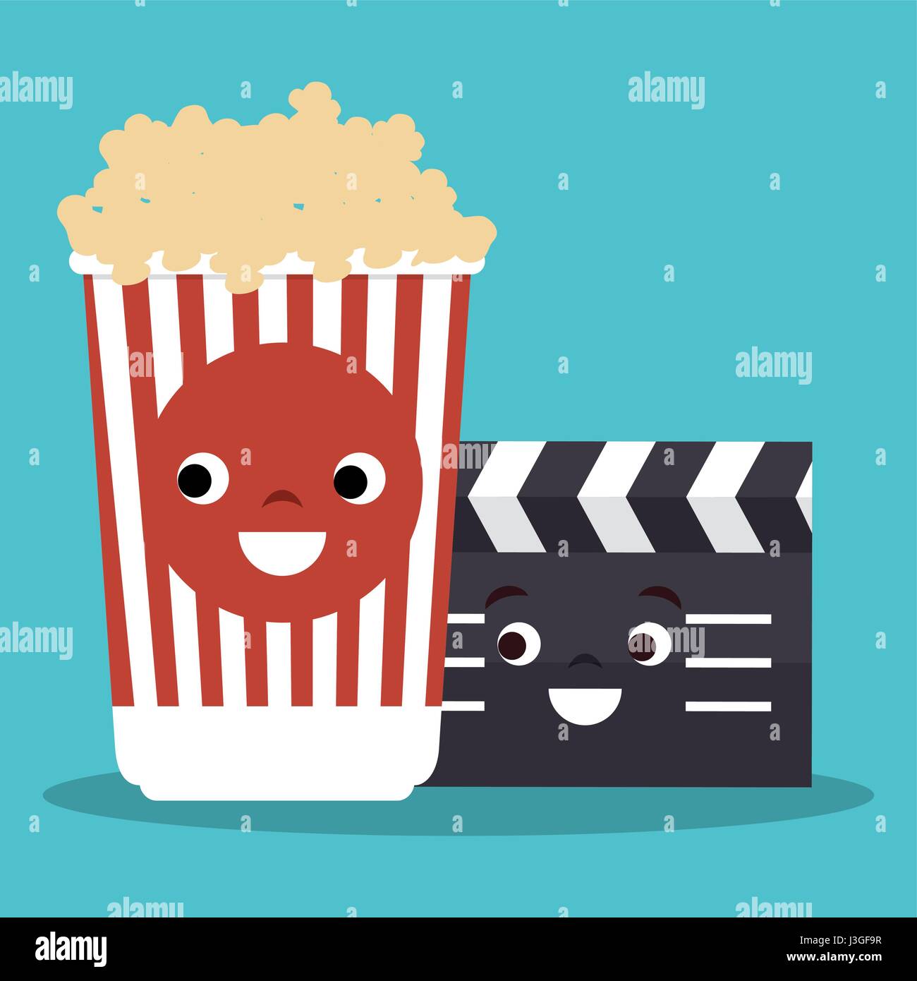 cinema entertainment elements icons Stock Vector Image & Art Alamy