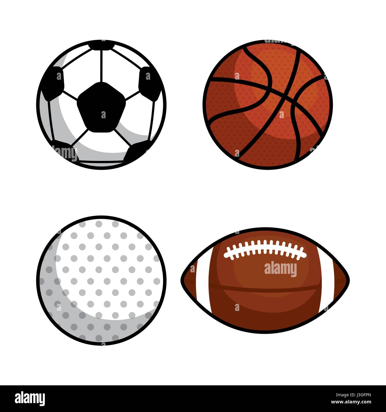 sport balls isolated icon Stock Vector Image & Art - Alamy