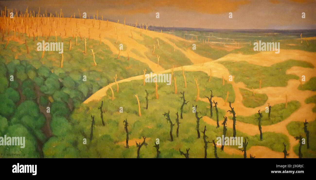 Felix Vallotton's 'Le Bois de la Gruerie et le ravin des Meurissons ...