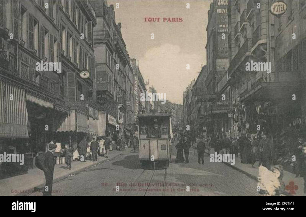 Funiculaire belleville 2 Stock Photo Alamy