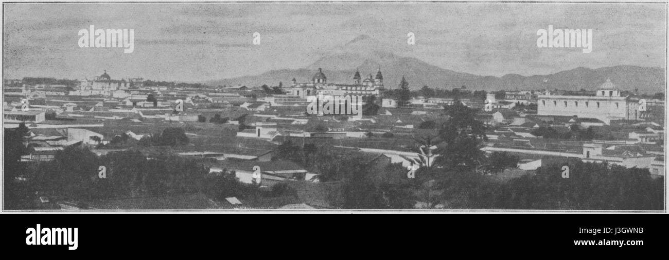 General view of Guatemala city Stock Photo