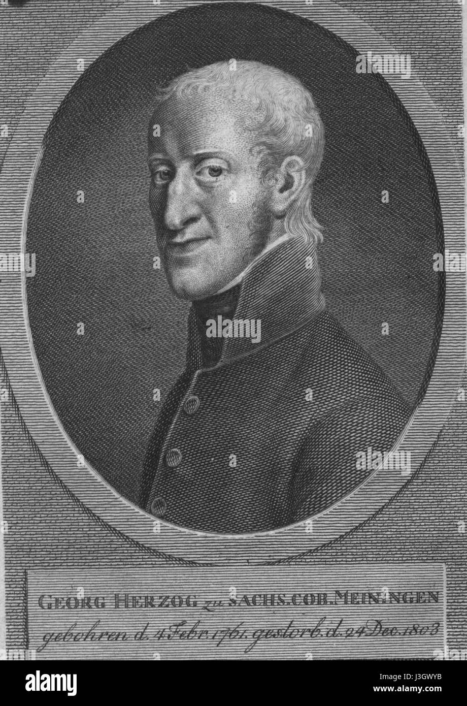 Georg I, Duke of Saxe-Meiningen, was a notable 19th-century German ...