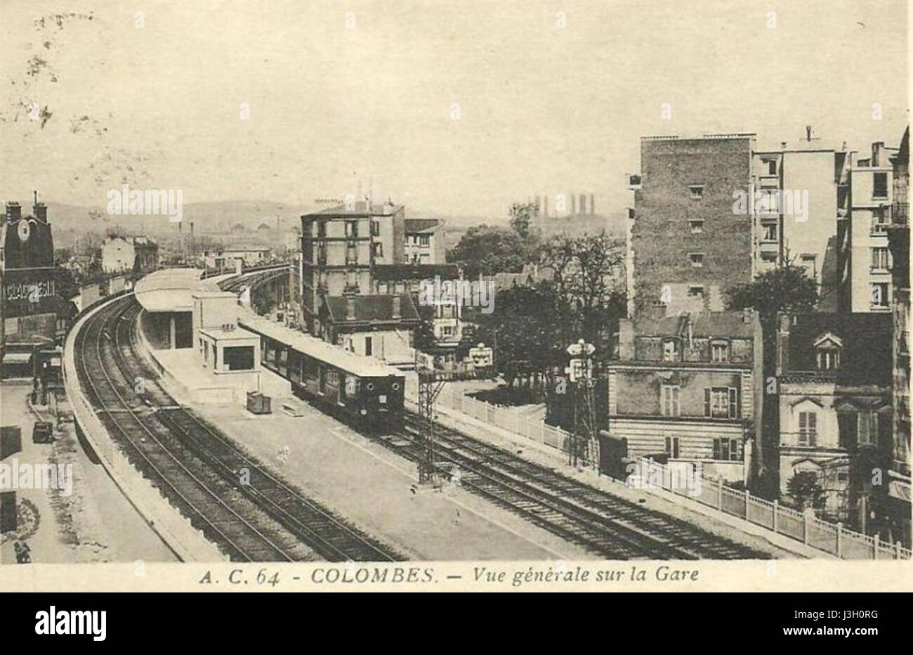 Gare de Colombes (1937) Stock Photo