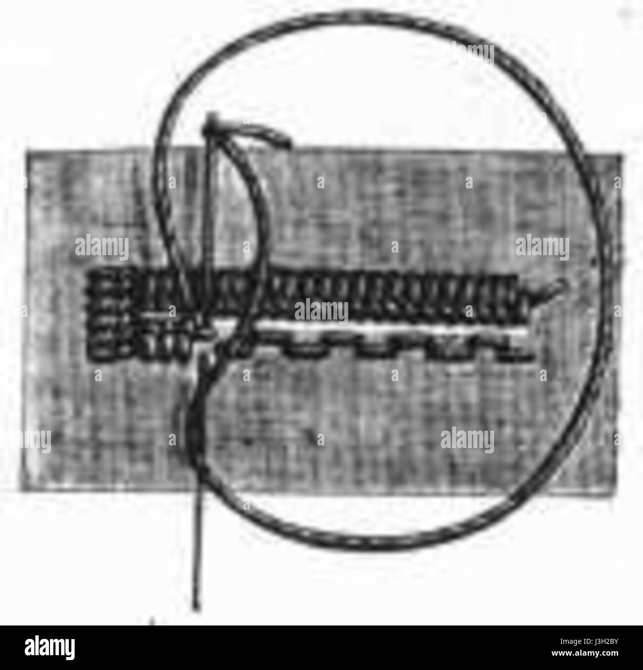 Define Buttonhole This illustration, labeled 'Fig. 29,' shows button holes in linen ...