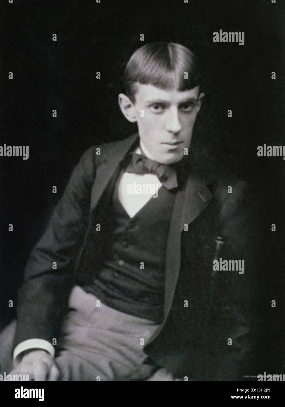 Frederick hollyer portrait photograph of aubrey beardsley Stock Photo