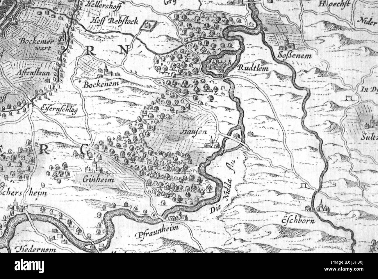 Frankfurt am Main   Northwest (17th century) Stock Photo