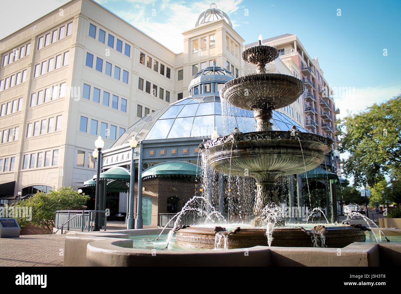 Kleman Plaza in downtown Tallahassee, Florida Stock Photo