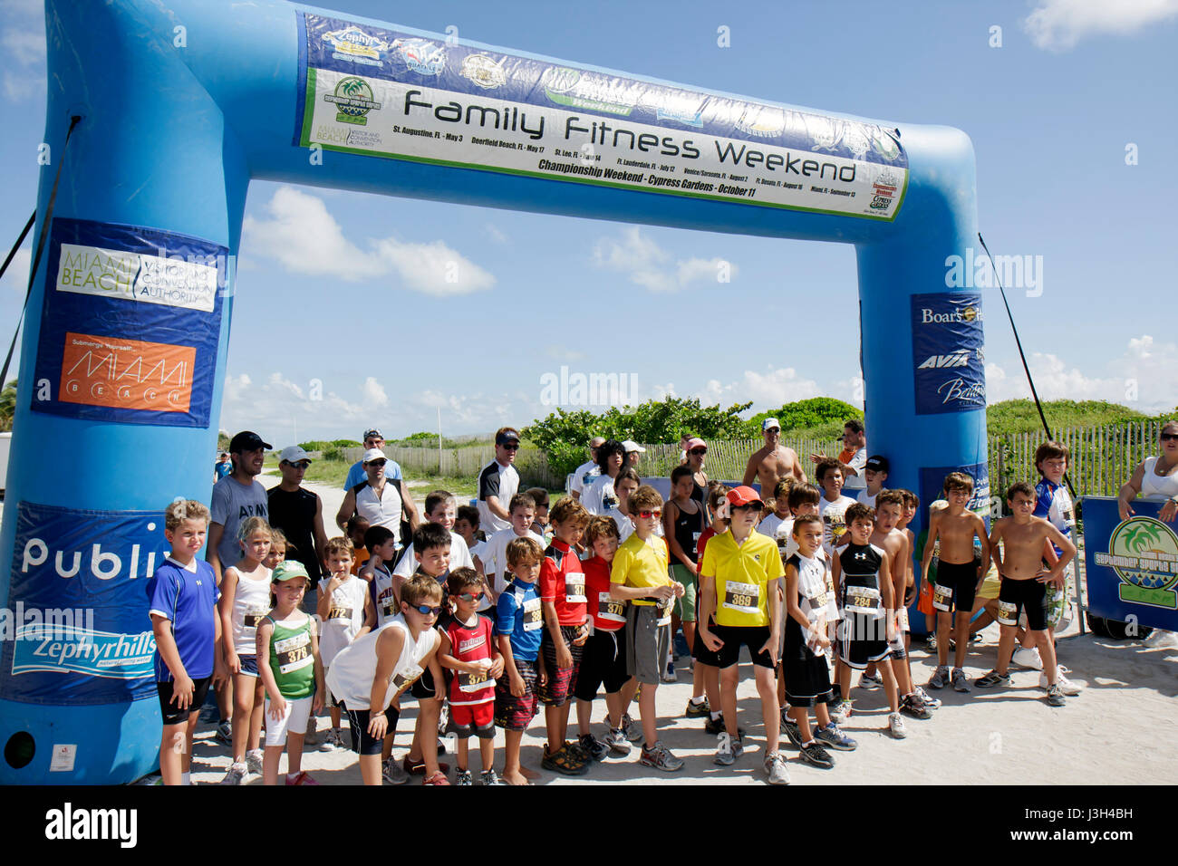 Miami Beach Florida Ocean Drive Lummus Park Publix Family Fitness