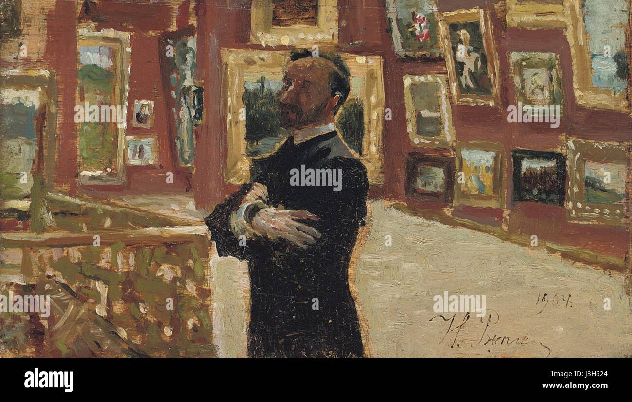 Ilya Yafimovich Repin painting Stock Photo - Alamy